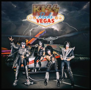 KISS helicopter arrival for residency at The Joint in Las Vegas, NV