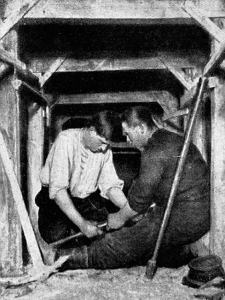 Tunnellers in 1915